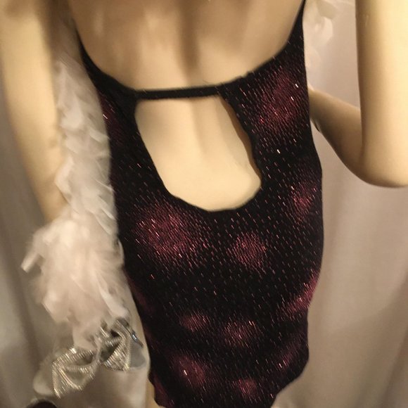 RARE gorgeous pixie dress covered in sapphire pink glitter! - Picture 9 of 16